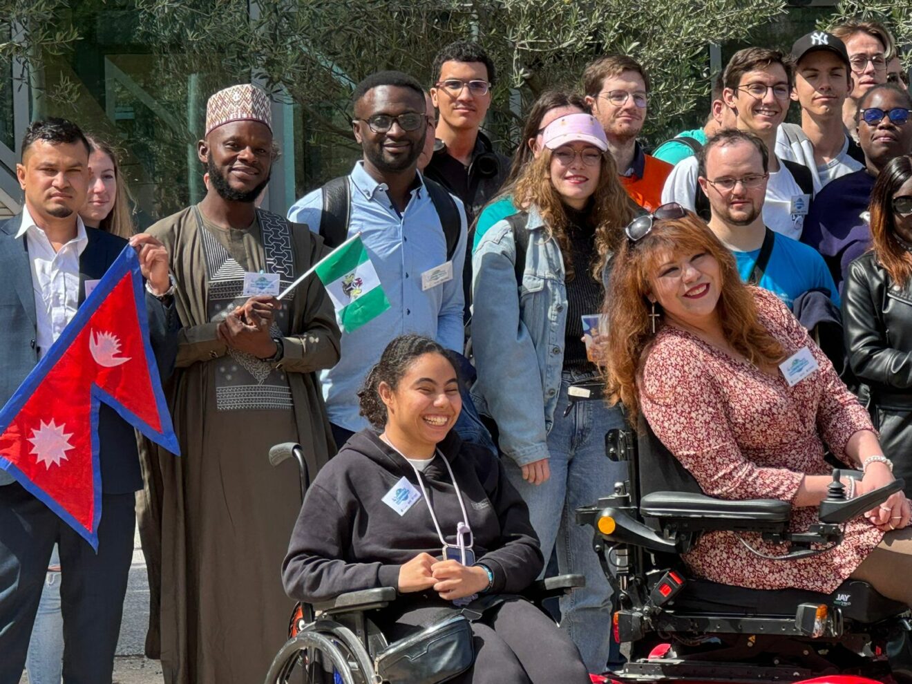 Picture of a lot of young people with disabilities.